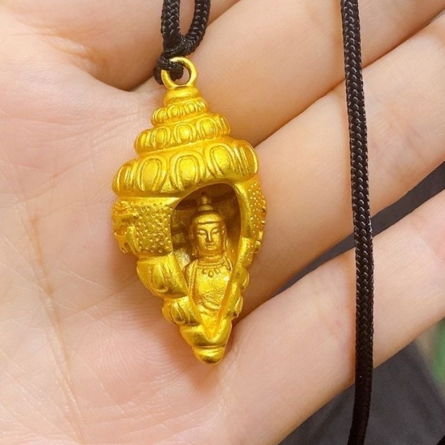 จี้พระสังข์แบบศากยมุนี Guanyin สำหรับสะสมและสวมใส่
