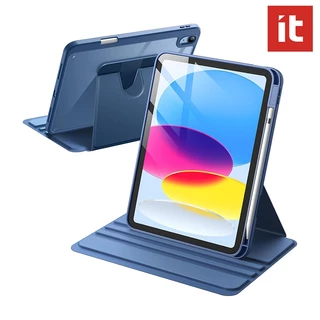 มัน 360° เคสหมุนได้สําหรับ iPad 12th/11th/10th/5th/4th A16 Pro 2025 11/12.9 M4 M5, Air 8/7/6/5/4/3/2/1 2025 M2 M3, Gen - 10.9/10.5.3/10.2 นิ้วพร้อมดินสอ