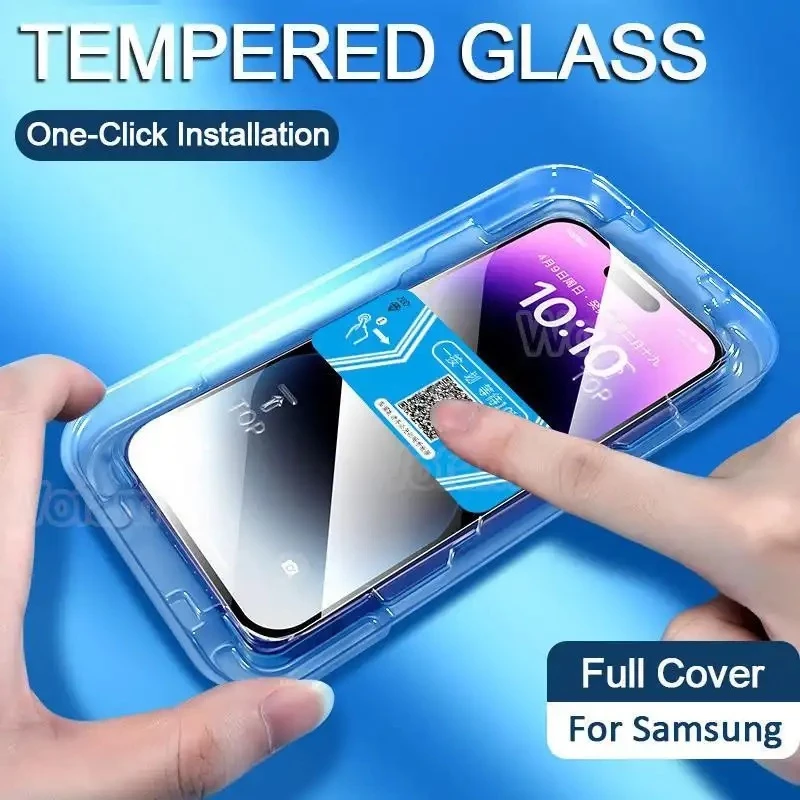 ฟิล์มกระจกนิรภัยติดตั้งง่ายเหมาะสําหรับ Xiaomi 15T Pro 14t pro HD Full Cover Clear Anti Blue Light Privacy
