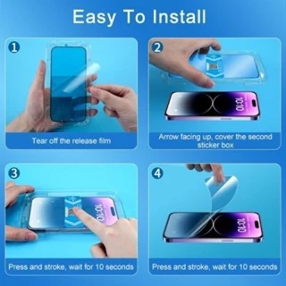 ฟิล์มกระจกนิรภัยติดตั้งง่ายเหมาะสําหรับ Xiaomi 15T Pro 14t pro HD Full Cover Clear Anti Blue Light Privacy