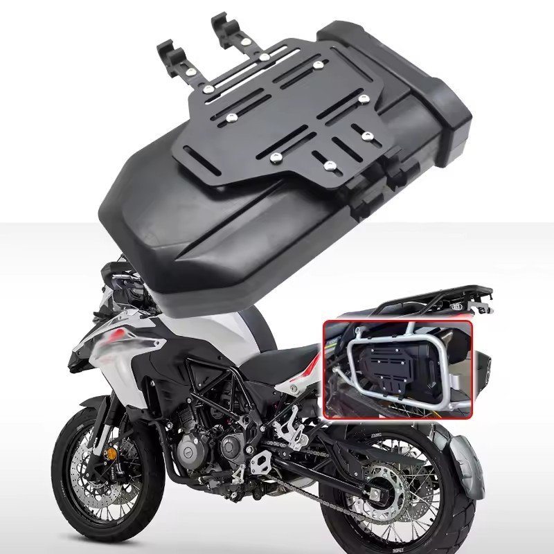 ใหม่รถจักรยานยนต์กล่องเครื่องมือกันน้ําสําหรับ Benelli TRK502 TRK502X TRK 502 X 3.8 ลิตรกล่องเครื่อง
