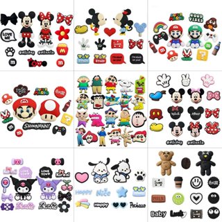 รองเท้าหัวโต จิบบิตซ์ ตกแต่งรองเท้าแตะมีรู การ์ตูน PVC ซอฟต์…