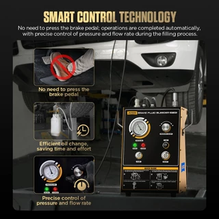 Autool AST603 น้ํามันเบรก Bleeder น้ํามันเบรก Exchange 110 V/220 V สมาร์ทเทคโนโลยีควบคุม