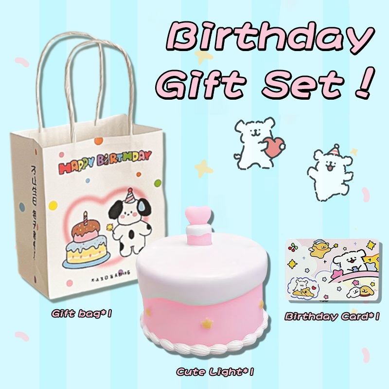 โคมไฟกลางคืนน่ารัก มีถุงของขวัญ การ์ดอวยพร ของขวัญวันเกิด โคมไฟกระต่ายแพนด้า โคมไฟสำหรับนอน ของขวัญคริสต์มาส วาเลนไทน์ - รูปที่ 2