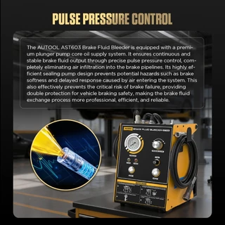 Autool AST603 น้ํามันเบรก Bleeder น้ํามันเบรก Exchange 110 V/220 V สมาร์ทเทคโนโลยีควบคุม