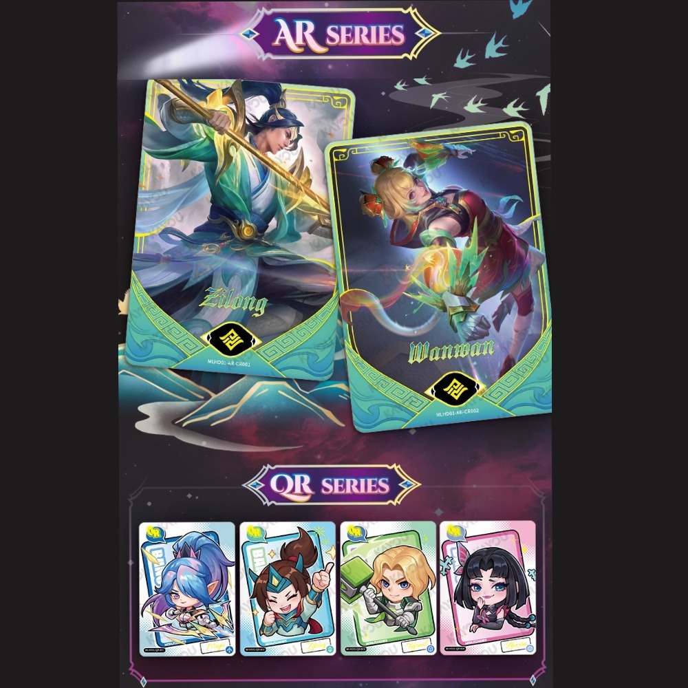 100 การ์ด MLBB kayou Mobile Legends Miya Alucard rare SP/PTR/UR card เกมอีสปอร์ต การ์ดสะสม - รูปที่ 6