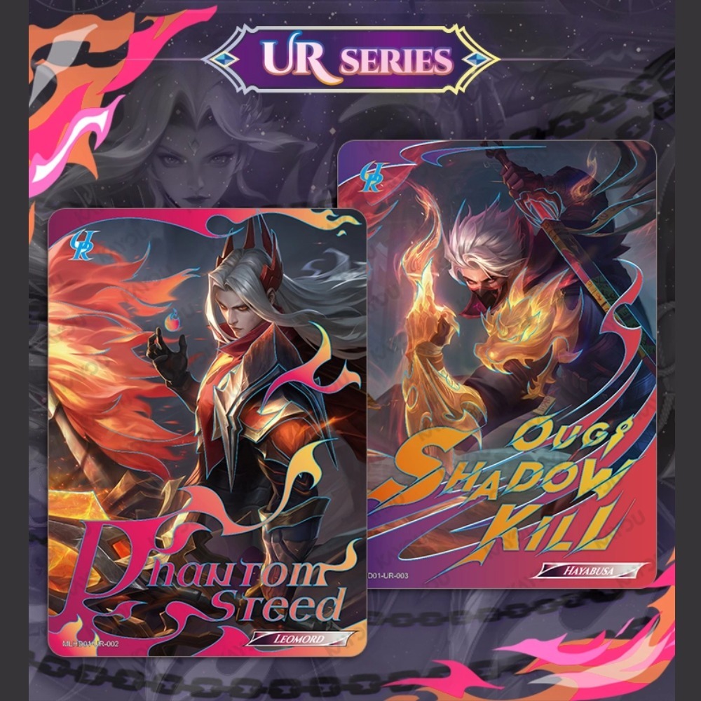 100 การ์ด MLBB kayou Mobile Legends Miya Alucard rare SP/PTR/UR card เกมอีสปอร์ต การ์ดสะสม - รูปที่ 3