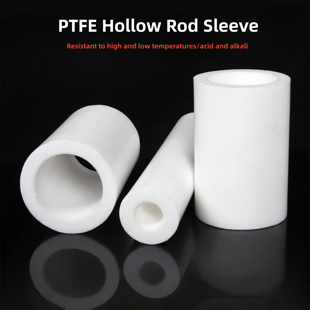 PTFE Tube PTFE Hard Tube พลาสติก King ทนอุณหภูมิสูง PTFE Sleeve PTFE Hollow Rod Sleeve Processing-1p
