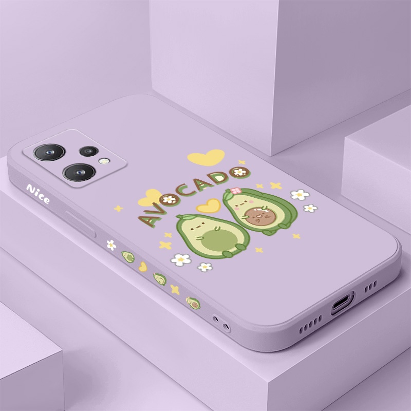 เคสโทรศัพท์สําหรับ OPPO Realme 11 10 9i 9 10Pro Pro Plus 4G 5G Avocado Baby Creative Design Cover