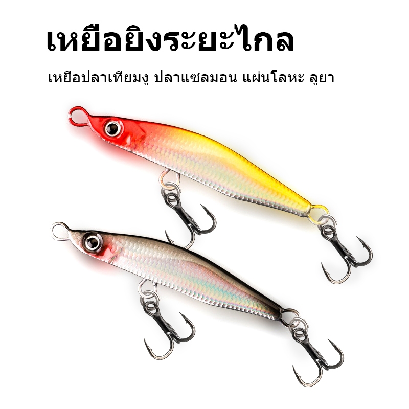 Sinking Minnow 3D เหยื่อ เหยื่อตกปลา เหยื่อตกปลาโลหะ 7g-30g เบ็ดตกปลา รูปทรงปลา สำหรับปลาแมนดาริน