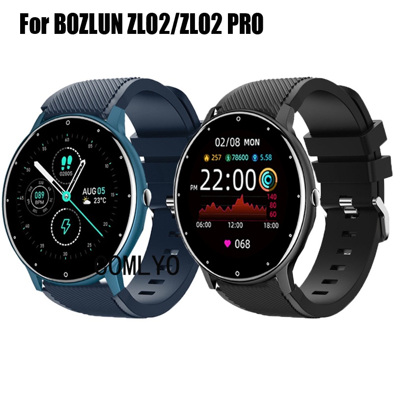 For BOZLUN ZL02 / ZL02 PRO มือโปร สมาร์ทนาฬิกาสายคล้องคอซิลิโคนผู้หญิงผู้ชายนุ่มสายรัดข้อมือกีฬา