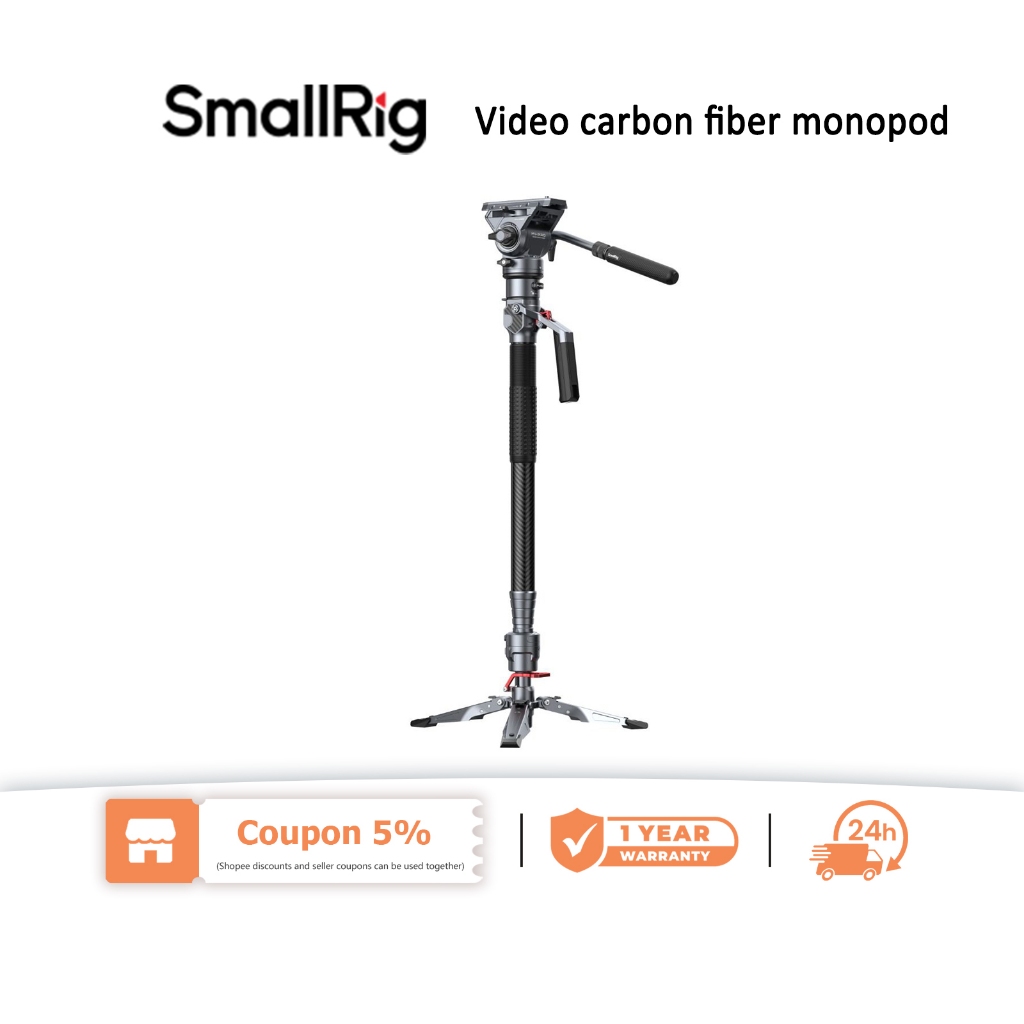 SmallRig คาร์บอนไฟเบอร์การถ่ายภาพ Monopod/คาร์บอนไฟเบอร์วิดีโอ Monopod #5564#5565