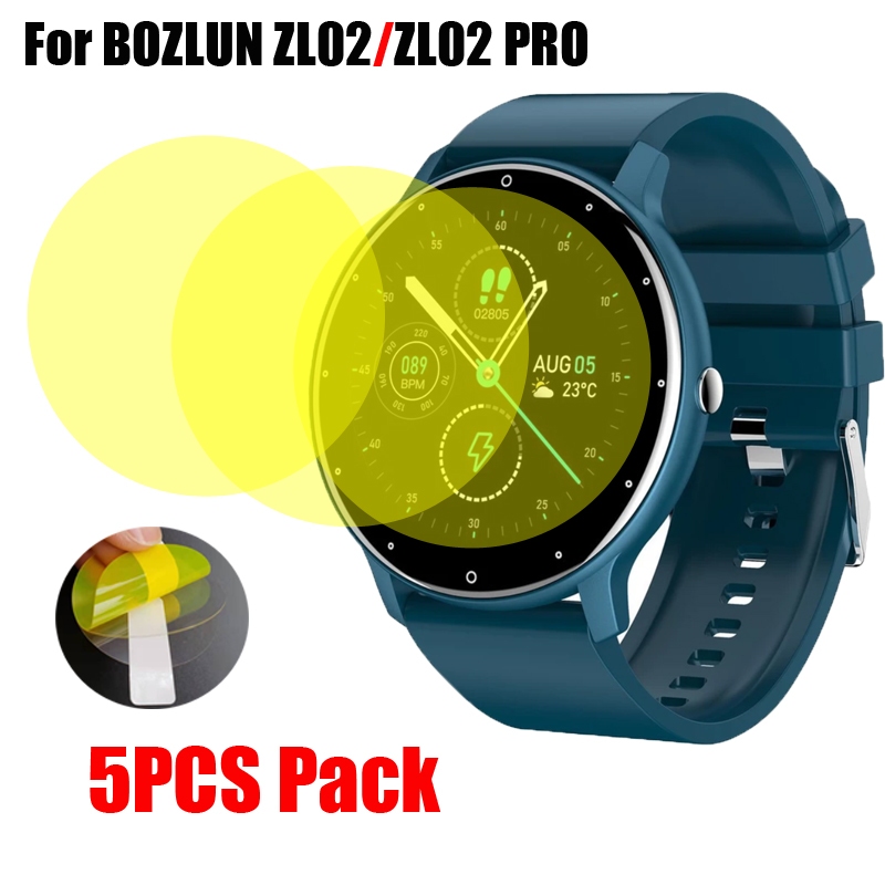 สําหรับ BOZLUN ZL02 / ZL02 PRO สมาร์ทนาฬิกาป้องกันหน้าจอ Ultra Thin Cover HD TPU ฟิล์ม
