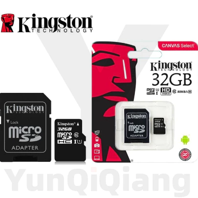 การ์ดหน่วยความจําความเร็วสูงพิเศษของ Kingston 100MB/s UHS-I Class 10 การ์ด Micro SD/TF 16GB 32GB 64GB 128GB 256GB เหมาะสําหรับหลายโอกาส