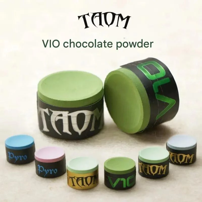 ผงชอล์กบิลเลียด Taumm V10 (ทำในประเทศจีน) TAOM ชอล์ก V10/Pyro/นุ่มบิลเลียดชอล์กกลมสีฟ้า/สีเขียว/สีชมพูมืออาชีพสนุ๊กเกอร์สระว่ายน้ําอุปกรณ์บิลเลียด