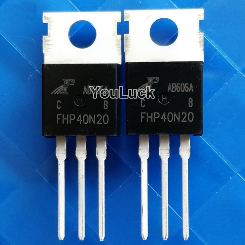5 ชิ้น FHP40N20 TO-220 40A/200V N-channel MOSFET ทรานซิสเตอร์ใหม่เดิม