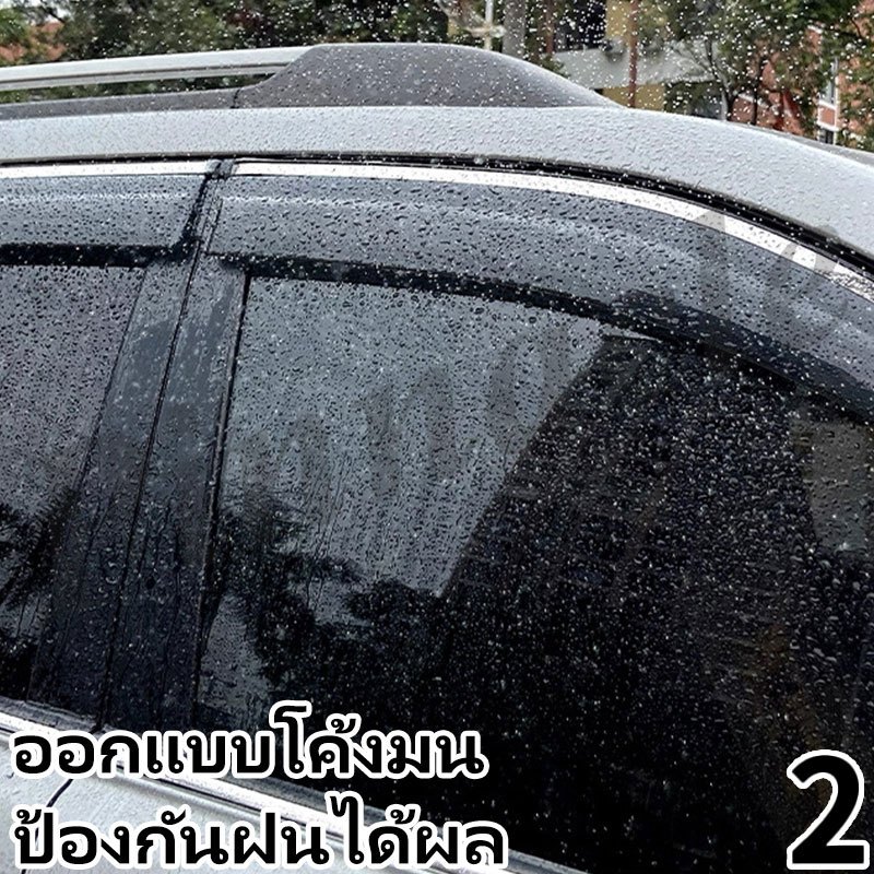 【จัดส่งจากกรุงเทพ】กันสาด AION UT แบบมีคิ้ว รุ่นหนาพิเศษ ชุดแต่ง กันสาด คิ้วกันฝน กันสาดกระจก คิ้วกันสาด ของแต่งรถยนต