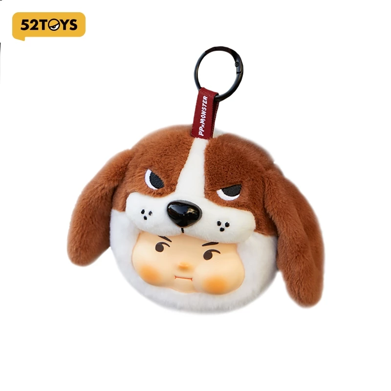 52TOYS PP X MONSTER PUPPY BROS - PVC Plush Keychain Series Blind Box Figure Toy