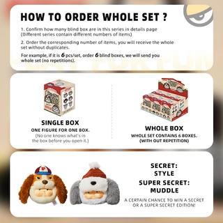 52TOYS PP X MONSTER PUPPY BROS - PVC Plush Keychain Series Blind Box Figure Toy