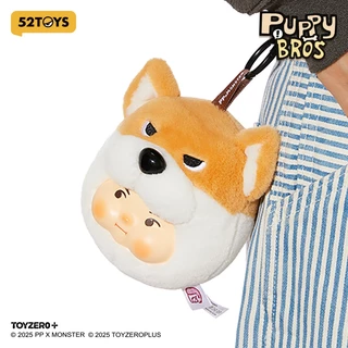 52TOYS PP X MONSTER PUPPY BROS - PVC Plush Keychain Series Blind Box Figure Toy