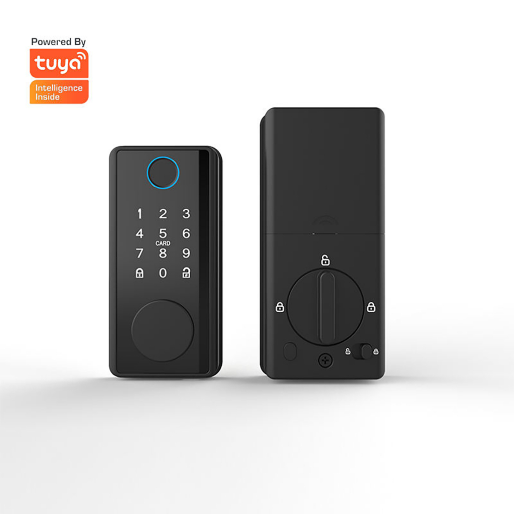 Wooden/iron doors are compatible with this smart lock. It supports digital fingerprint recognition a