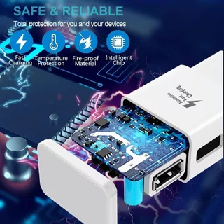 ชุดชาร์จรับประกันคุณภาพหนึ่งปี รวมสายชาร์จ Type-C (1m/2m) เหมาะสําหรับ USB-C Fast Charging, S10+ชุดสายชาร์จ