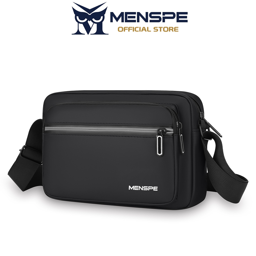 MENSPE กระเป๋าสะพายไหล่ผู้ชายกระเป๋าหน้าอกลําลองกระเป๋าข้ามร่างกายกระเป๋ากระเป๋ากระเป๋าหน้าอกสบายๆกระเป๋าสะพายแฟชั่น