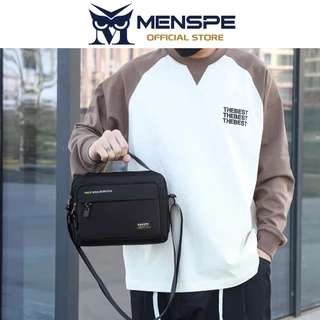 Menspeกระเป๋าผู้ชายสไตล์กระเป๋าสะพายความจุขนาดใหญ่messengerกีฬากลางแจ้งพักผ่อนกันน้ําแบบพกพาสะพายanti-scratchสลิงกระเป๋า