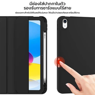 IT TPU Soft Case สําหรับ iPad Air 8 7 6 M2 M3 12th 11th 10th 10.9" A16 M4 Gen 9//7 10.2" Pro 11 นิ้ว M4 M5 10.5"/6th Gen/5th Gen 9.7" Smart Auto Sleep Wake ฝาครอบ Wraparound แบบเต็ม