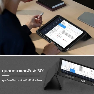 IT TPU Soft Case สําหรับ iPad Air 8 7 6 M2 M3 12th 11th 10th 10.9" A16 M4 Gen 9//7 10.2" Pro 11 นิ้ว M4 M5 10.5"/6th Gen/5th Gen 9.7" Smart Auto Sleep Wake ฝาครอบ Wraparound แบบเต็ม