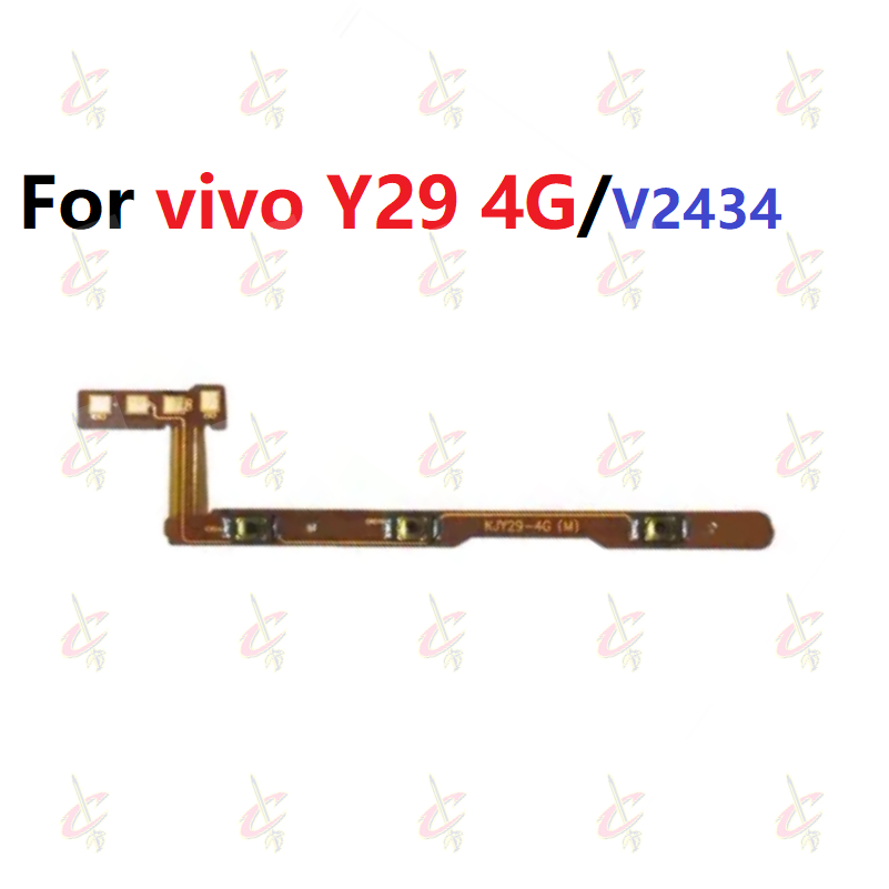 ปุ่มปรับระดับเสียงสวิตช์ไฟเปิดปิดดิ้นสําหรับ vivo Y29 4G V2434