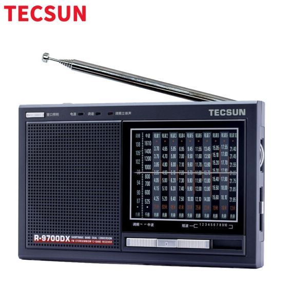 TECSUN R-9700x FM/MW/SW การแปลงคู่ 12 แบนด์รับสัญญาณวิทยุ