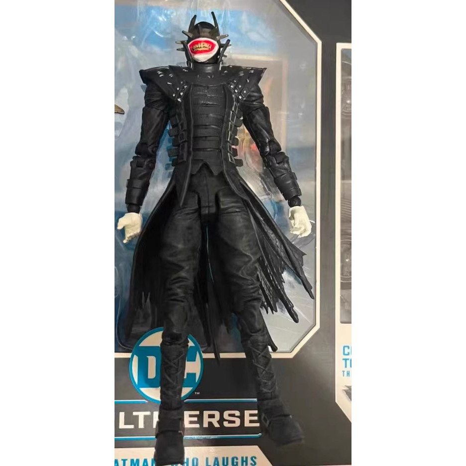 (ไม่มีกล่อง) McFarlane DC Batman Laughing Death Metal Batman Action Figure