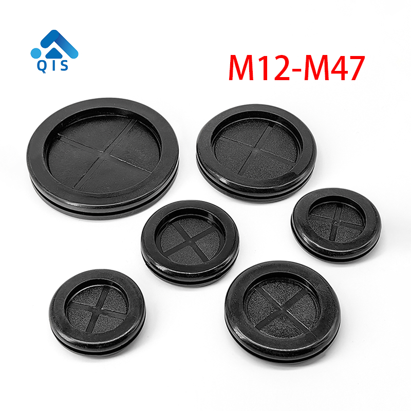 M16-M50 ปลั๊กซิลิโคนทรงกลม,ชุดจุกรูสกรู,ฝาครอบยาง Grommet,ปะเก็นซีลโอริง,ไฟฟ้าป้องกันสายเคเบิล Snap PVC,ซีลซีลฝาครอบปลายว่างเปล่าเครื่องซักผ้า