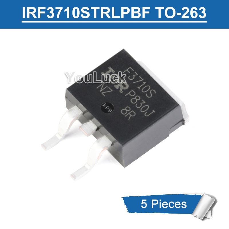 5pcs Original IRF3710S F3710S IRF3710STRALPBF TO-263 100V/57A N-Channel MOSFET ทรานซิสเตอร์ใหม่
