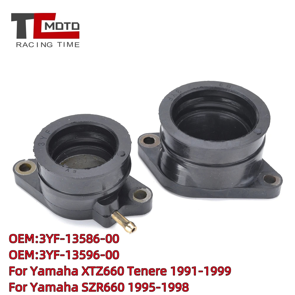 รถจักรยานยนต์คาร์บูเรเตอร์ท่อร่วมไอดีสําหรับYamaha XTZ660 Tenere 1991-1996 SZR660 95-97 XTZ 660 SZR 