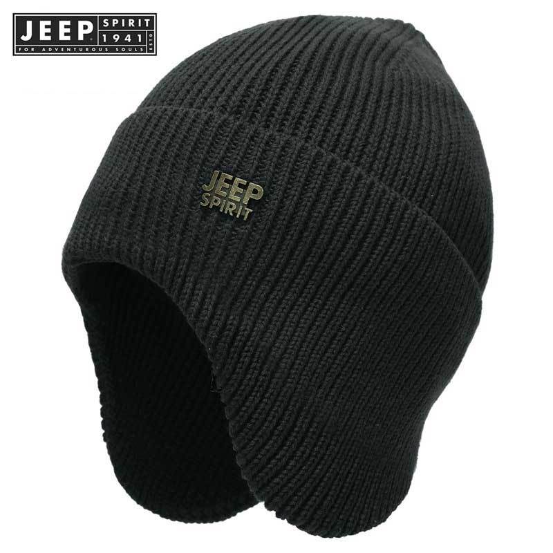 หมวกไหมพรม Jeep Spirit 1941 สำหรับฤดูหนาว มาพร้อมกํามะหยี่หนา และป้องกันหู เพื่อ