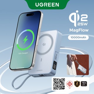 【Qi2.2】UGREEN Magflow Magnetic Wireless 10000mAh สายเคเบิลใน…