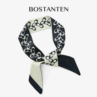 BOSTANTEN ผ้าพันคอไหมผู้หญิงและผู้ชาย ดีไซน์ทันสมัย ใช้งานได้หลากหลาย ใส่ได้ทุกโอกาส