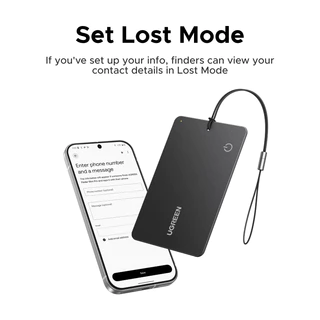 UGREEN FineTrack Slim Duo Smart Tag Smart Locator Anti Lost Tracker Finder Locator ใช้งานร่วมกับ iOS Android สําหรับ iPhone 16 Pro Max/15/14/iPad/Mac Samsung OPPO VIVO Xiaomi