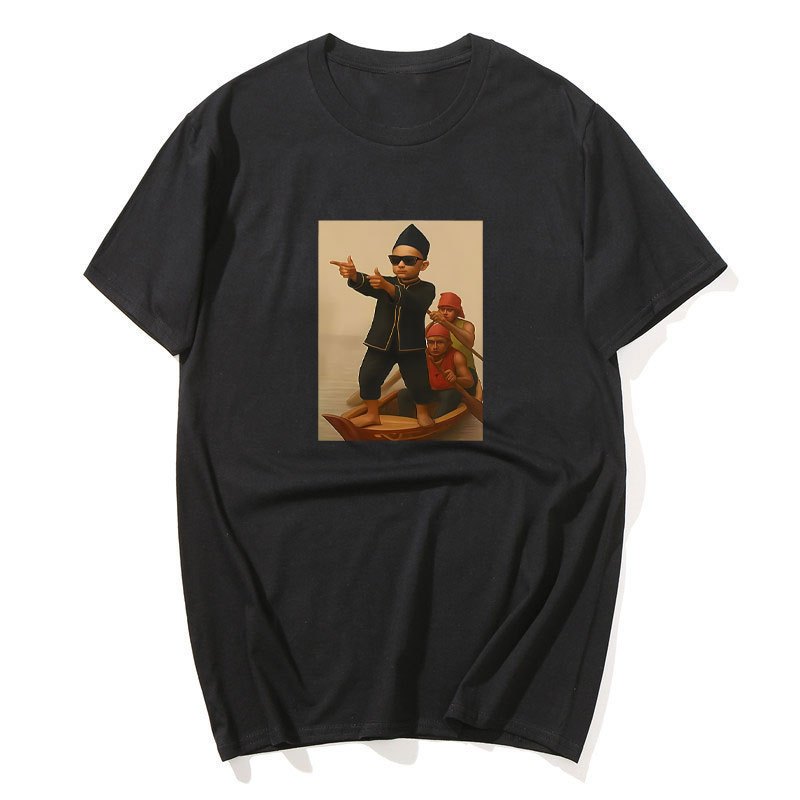 Aura Farming เสื้อยืดแบบมีมสำหรับผู้ชายและผู้หญิง คุณภาพสูง สไตล์วินเทจ แขนสั้น ทำจากผ้าฝ้ายบริสุทธิ