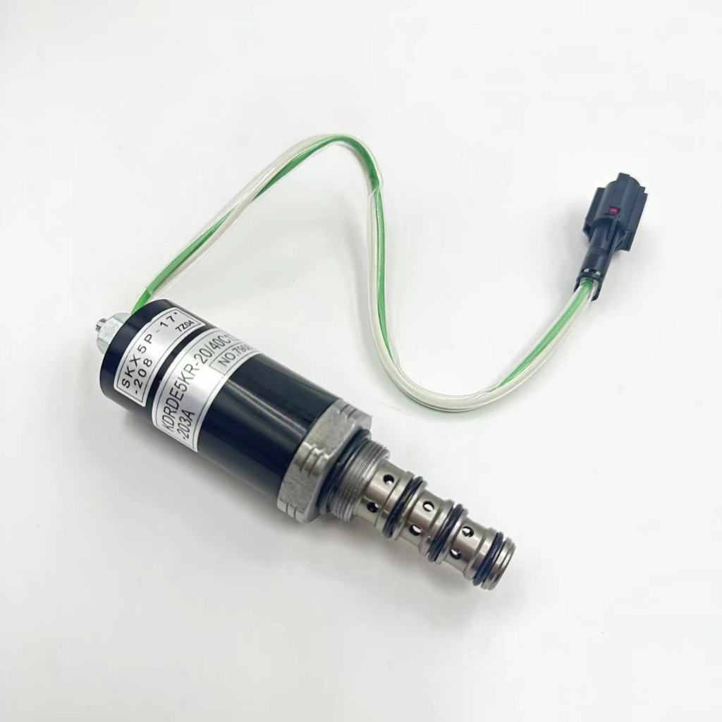 KDRDE5K-20 SKX5P-17-208 XJBN-00014 Solenoid วาล์ว 40C07-109 XJBN-00382 สําหรับ Hyundai R215-7 R225-7