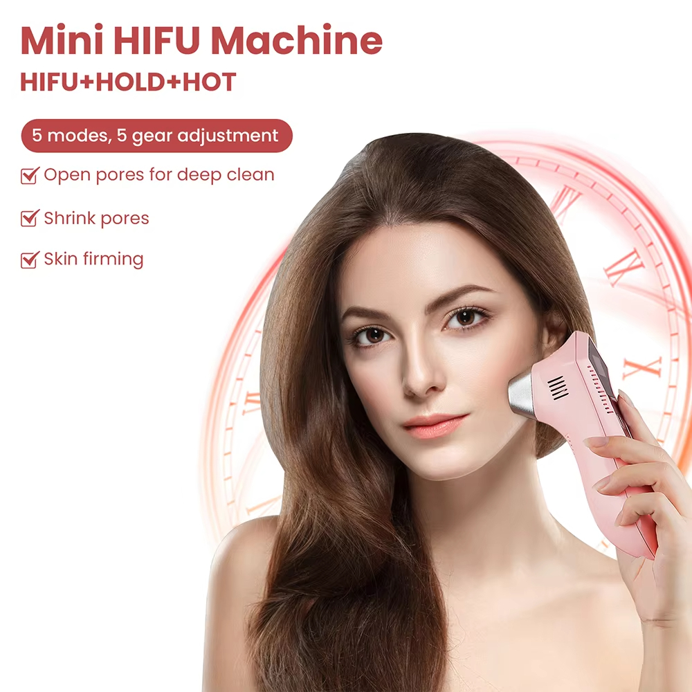 Cryotherapy Hifu เครื่องโฟกัส Ultrasound อุปกรณ์ยกกระชับใบหน้า Anti-Aging ลบ Face Eye คอริ้วรอย V Fa