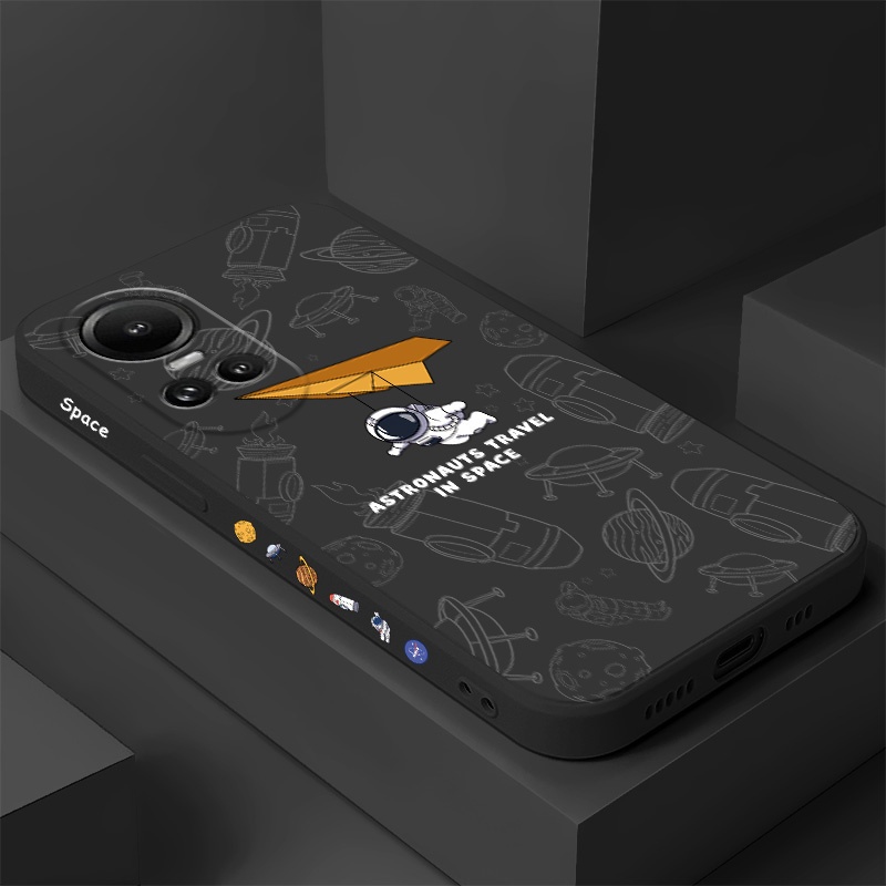 เคสโทรศัพท์สําหรับOPPO Reno 10Pro 10 8Z 8 Pro 8T T Z 7Z 6 5 Pro Plus 5G 4Gกระดาษเครื่องบินCreative D