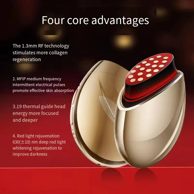 คอลลาเจนต่อต้านริ้วรอย rf Face Lifting Lift เครื่องนวด Red Light Stampton Rf Ems เครื่องมือความงามสํ