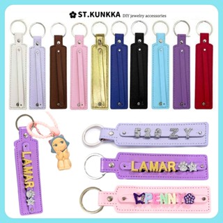 St.kunkka PU พวงกุญแจ พวงกุญแจหนัง Rhinestone สีเงินเงา จี้ก…