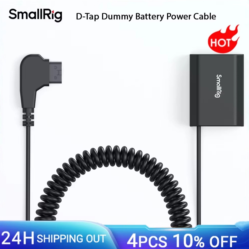 SmallRig D-Tap สําหรับ NP-FZ100 Dummy แบตเตอรี่สายไฟสําหรับ Sony A7 III/A7 IV/A7S III/A7R III/A7R IV