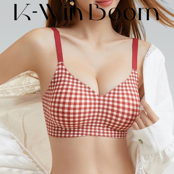 K-WinBoom ใหม่ไม่มีรอยต่อระบายอากาศรวบรวมชุดชั้นในผู้หญิงเซ็กซี่สะดวกสบายไม่มีกรอบนุ่มชุดชั้นใน