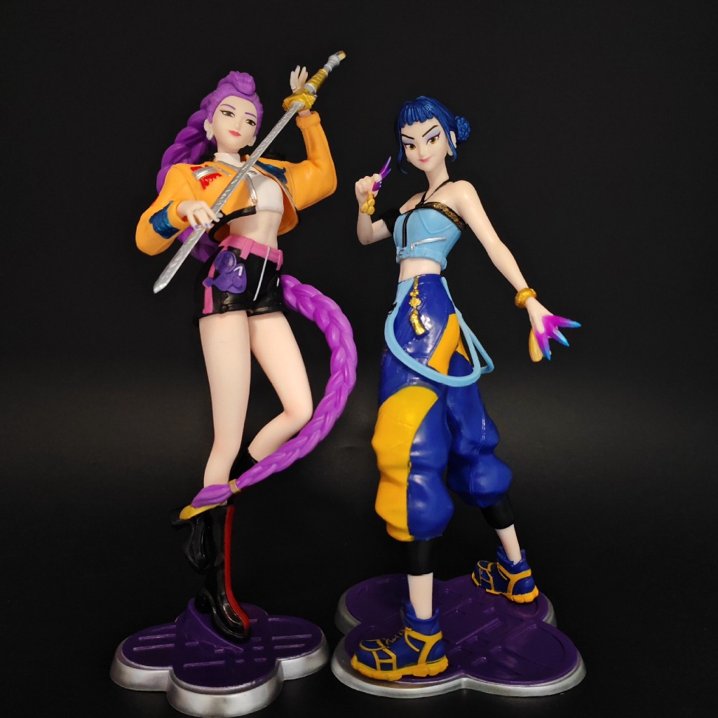 1 ชิ้น 21 เซนติเมตรอะนิเมะรูป Rumi Zoe เกาหลีไอดอลคอลเลกชันเดสก์ท็อปตกแต่ง PVC ตัวเลขการกระทําตุ๊กตาของเล่น
