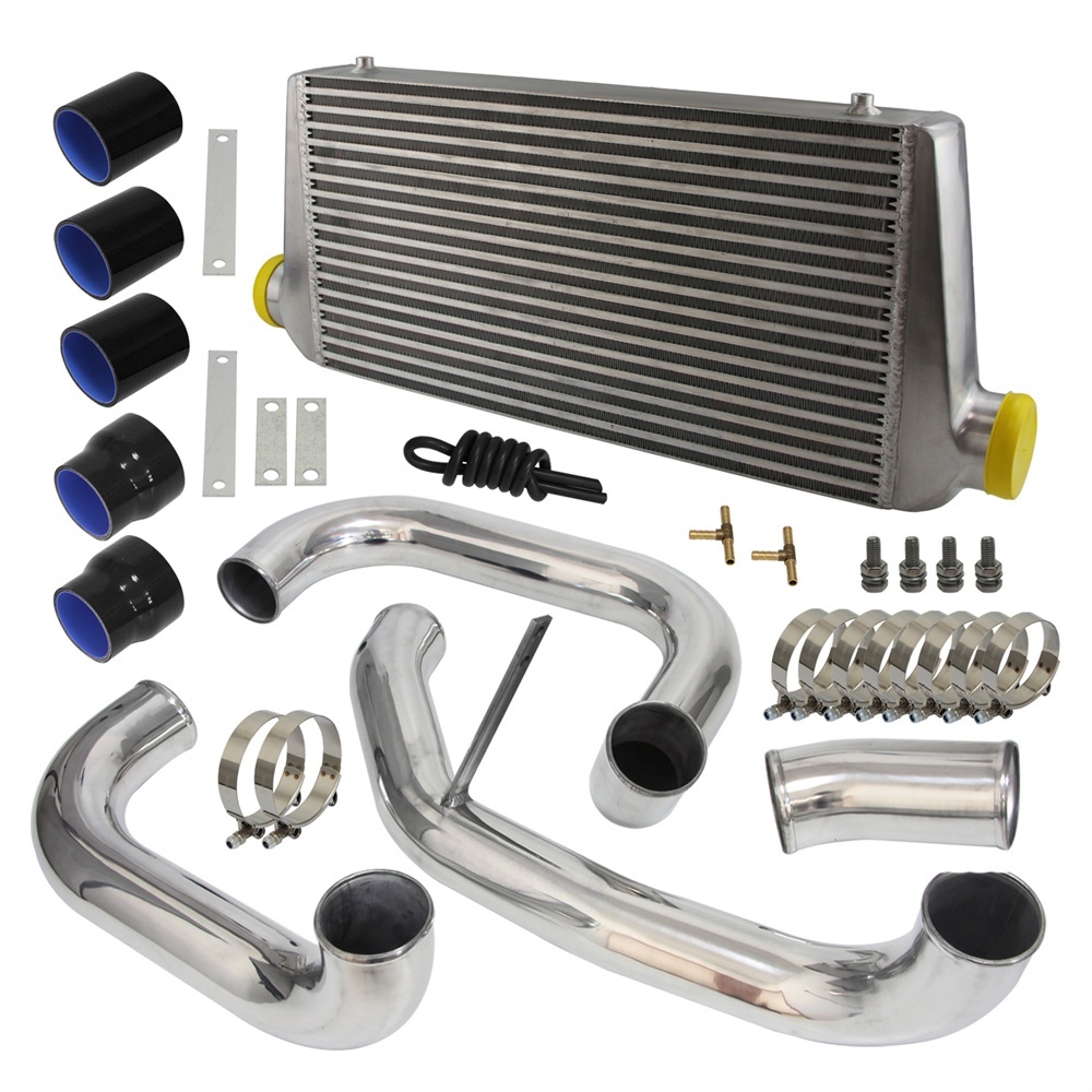 FMIC Intercooler Kit สําหรับ Nissan Skyline R32 RB20DET R33 GTS R34 GTT RB25DET BK